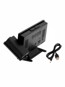 Часы электронные настольные от USB с будильником и проекцией VST 896-6 Белые